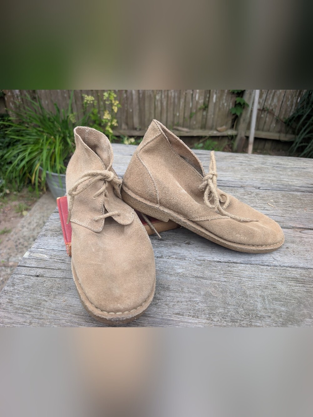 Aetrex Classic Suede Desert Boots in Tan By Lynco Orthotics Shoes Size 9 1/2